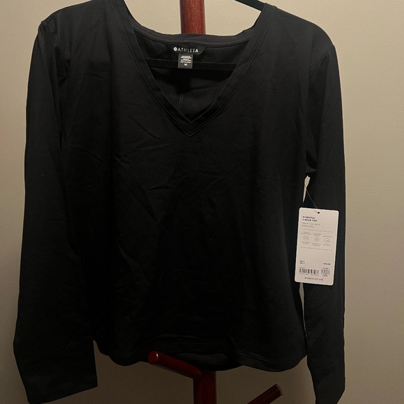 Athleta Essential V-Neck Top, New with Tag, M - Picture 8 of 8